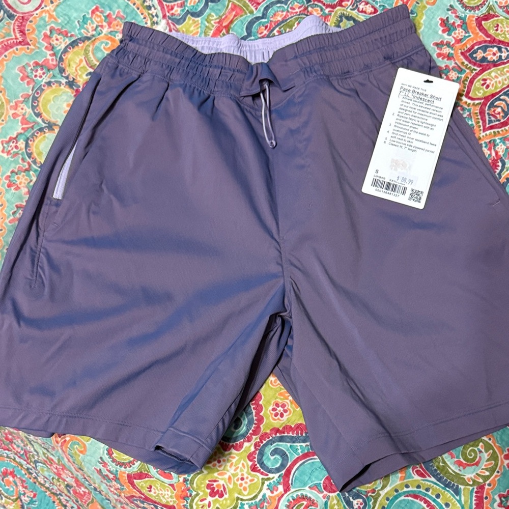 Purple Lululemon Athletic Shorts